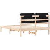  Krevetni okvir s tapiciranim uzglavljem Crna 150 x 200 cm | shoptok.hr