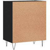  Komoda crna 57 x 35 x 70 cm od konstruiranog drva | shoptok.hr