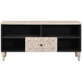 TV ormar s ladicama Bijelo 100 x 33,5 x 46 cm Čvrsto drvo manga | shoptok.hr