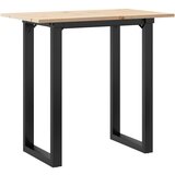  Blagovaonski stol O-oblika 80x50x75,5 cm od borovine i čelik | Eponuda.ba