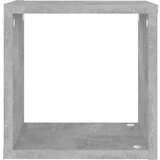 vidaXL Stenske police kockaste 2 kosa betonsko sive 26x15x26 cm | Shoptok.si
