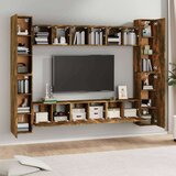  10-dijelni set TV ormarića boja dimljenog hrasta drveni | shoptok.hr