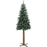 vidaXL Ožja jelka med 150 LED Zelena in Bela 150 cm PVC in trden bor | Shoptok.si
