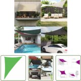  The Living Store Senčno jadro 160 g/m² svetlo zeleno 4x5x6,8 m HDPE - Senčno Jadro, (21743574) | Shoptok.si