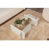 Hanah home sto za dnevnu sobu flavio wooden white Cene