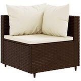  11-dijelni set vrtnih sofa od poliratana s jastucima smeđi | shoptok.hr