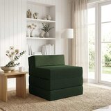 SOFA na razvlačenje Tamnozelena 200 x 70 x 15 cm Tkanina Cijene