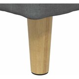  Otoman za pohranu s jastukom Tamno siva 80 x 80 x 45 cm tkanina | shoptok.hr