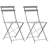  3-dijelni bistro set čelični sivi | shoptok.hr