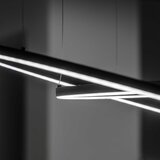 Ideal Lux led luster na sajli oracle s, prigušiva, LED/28W/230V 4000K, ø 50 cm, crna | Eponuda.com