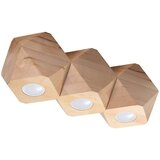  Sollux SL.1010 - Plafonsko svetlo WOODY 3xGU10/40W/230V | Eponuda.com