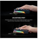 Fantech mehanička tastatura gaming MK912 rgb atom PRO63 wireless saturn (crveni switch) | Eponuda.com