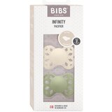 Bibs anatomska duda infinity silicone ivory & sage | Shoptok.si
