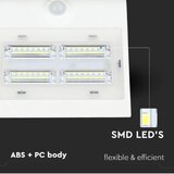 V-tac LED solarno zidno svetlo sa senzorom LED/3W/3,7V 3000/4000K IP65 belo | Eponuda.com