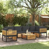 vidaXL 7-dijelni set vrtnih sofa s jastucima masivno bagremovo drvo Cijene