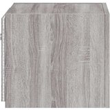 vidaXL Stenska TV omarica z LED lučkami siva sonoma 30,5x35x30 cm | Shoptok.si
