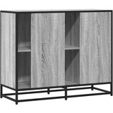 vidaXL Komoda Siva Sonoma 92x35x76 cm Konstruirano drvo | shoptok.hr