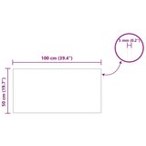  Gornji dio stola 4 pcs Crna Stakl | shoptok.hr