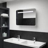 vidaXL LED kopalniška omarica z ogledalom 80x9,5x55 cm, (20580144) Cene
