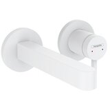 Hansgrohe Finoris 170 Matt White uzidna baterija (slavina) za umivaonik sa odlivnim ventilom sifona nezatvorivim 76051700 | ePonuda.com