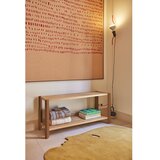 Teulat Ciglasti/u svijetloj prirodnoj boji regal u dekoru hrasta 126x59x43 cm Bona – | shoptok.hr
