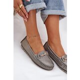 S. BARSKI Glitter Flat Moccasins Made Of Natural Leather D&A | Shoptok.si
