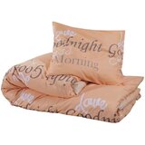  Set posteljine za poplun ružičasti 240 x 220 cm pamučni | shoptok.hr