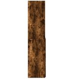 Visoka komoda boja dimljenog hrasta 80 x 42,5 x 185 cm drvena | shoptok.hr