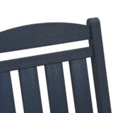vidaXL vrtna ljuljačka stolica Tamnoplava 70x92x108 cm HDPE | shoptok.hr