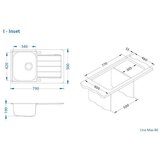 Alveus sudopera Line Max 80 790x500/190mm | ePonuda.com