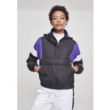 Urban Classics Women's 3-Tone Padded Tug Jacket Black/Ultraviolet/White | shoptok.hr