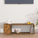 TV ormarić boja dimljenog hrasta 100x24x32 cm konstruirano drvo | shoptok.hr