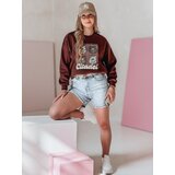 DStreet Bluza damska oversize z misiami MISOBEARS bordowa | Shoptok.si