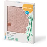 BabyOno Pletena bambus dekica 75x100 cm, roza | shoptok.hr