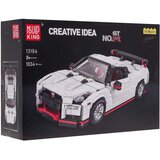 Kockice za slaganje automobila od 1034 elementa - bijeli | shoptok.hr