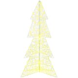 vidaXL Božićno drvce s 160 LED svjetlima Topla bijela 150 cm Akril | shoptok.hr