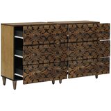  Kreveta 2 pcs Smeđa 60 x 33,5 x 75 cm Čvrsto drvo manga | shoptok.hr