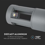  LED Spoljašnja lampa LED/10W/230V 25cm 6400K IP65 siva | Eponuda.com