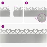  Rubnjaci za travnjak 20 kom. 103 x 0,05 x 22 cm Pocinčani čelik | shoptok.hr