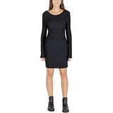 Jacqueline De Yong Kratke obleke Jdymary L/S Lurex Openback Dress Jrs Dia 15359902 Črna | Shoptok.si