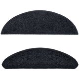  Preproge za stopnice 15 kosov 56x17x3 cm črne, (20753367) | Shoptok.si