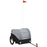  Teretna prikolica za bicikl crno-siva 45 kg željezna | shoptok.hr