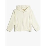 Koton Basic Zipper Sweatshirt Hooded Long Sleeved Pockets. | shoptok.hr