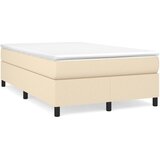  Okvir za krevet s oprugom krem 120 x 200 cm od tkanine | Eponuda.com