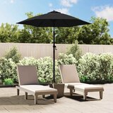  Suncobran crni 200 x 224 cm aluminijski | shoptok.hr