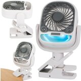  2 u 1 baterija. Prijenosni LED RGB klima uređaj od 2000 mAh i USB ventilator | shoptok.hr