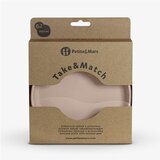 Petite & Mars PETITE&MARS silikonski tanjur s vakuumom Take&Match, Desert Sand | shoptok.hr