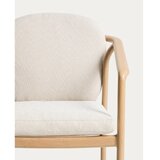 Kave Home Krem/u prirodnoj boji podstavljena vrtna stolica Sirte – | shoptok.hr