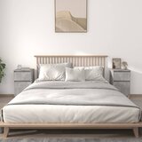  Noćni ormarići 2 kom siva boja betona 40x35x70 cm | shoptok.hr