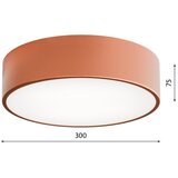  LED stropno svetlo CLEO LED/24W/230V 4000K Ø 30 cm u boji bakra | Eponuda.com